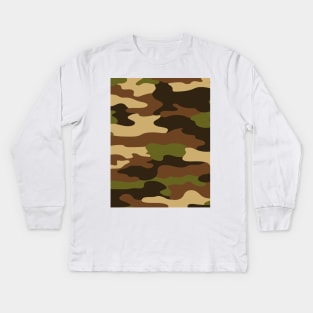 Camouflage Kids Long Sleeve T-Shirt